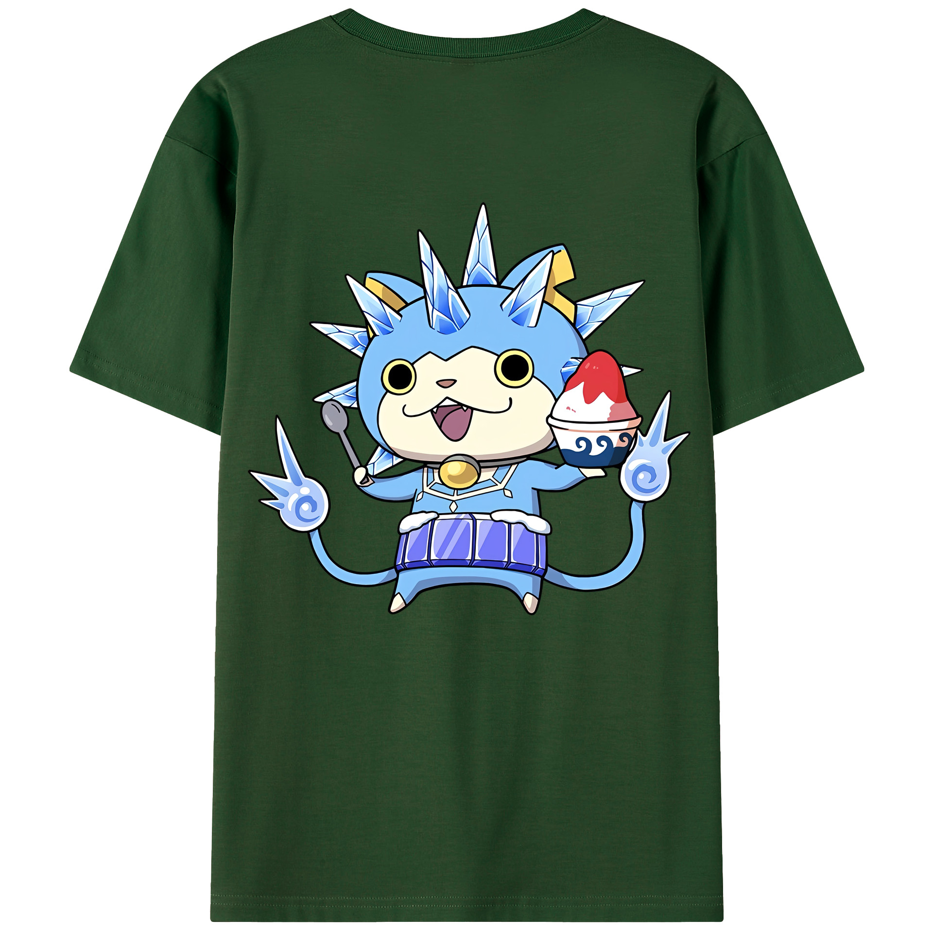 （画像用） 妖怪ウォッチ Yo-kai Watch 綿100％半袖Tシャツ（背面プリント）